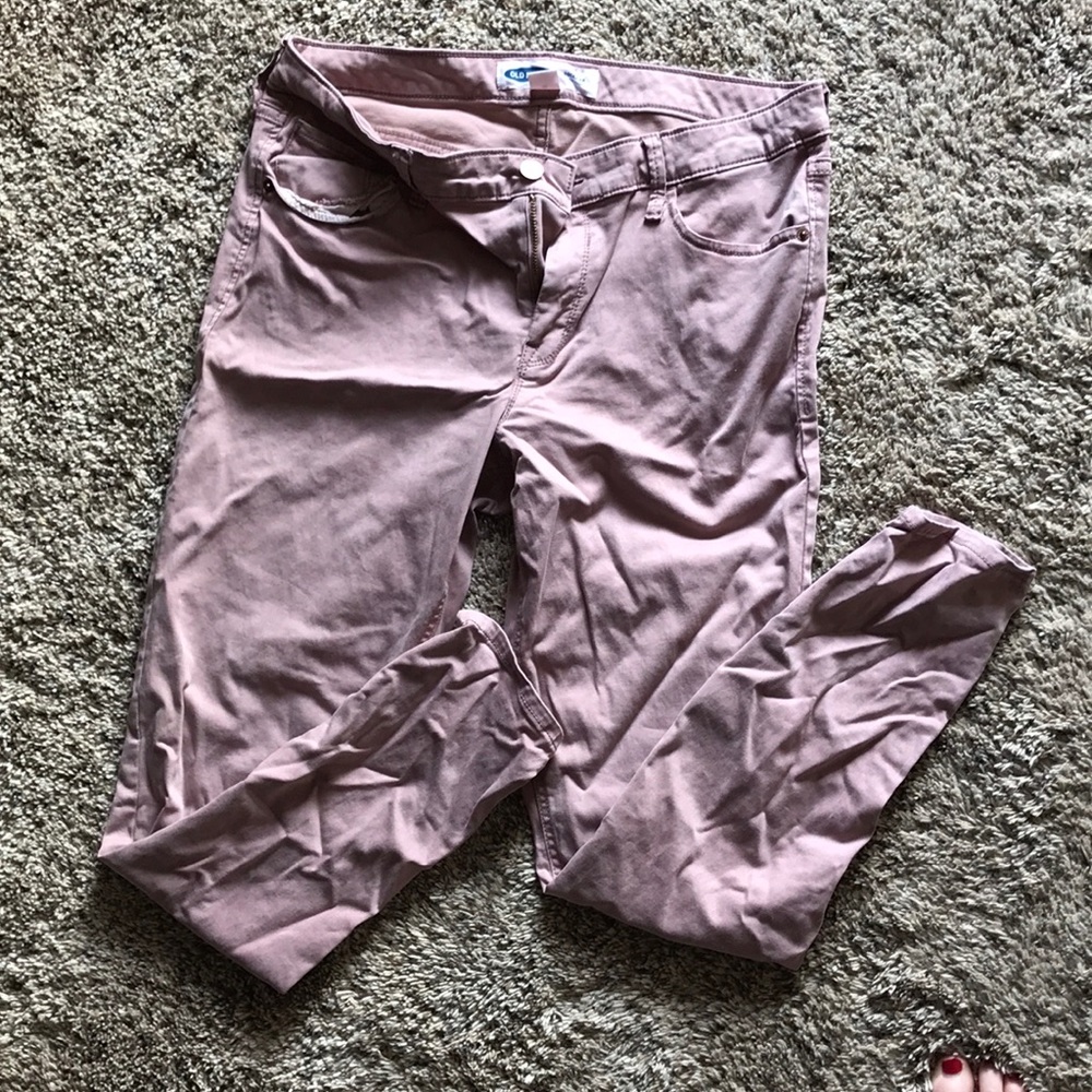 Colored skinny jeans